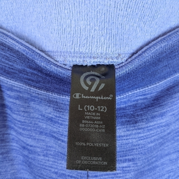 Champion Blue Lounge Joggers Sweatpants Large - Picture 3 of 4
